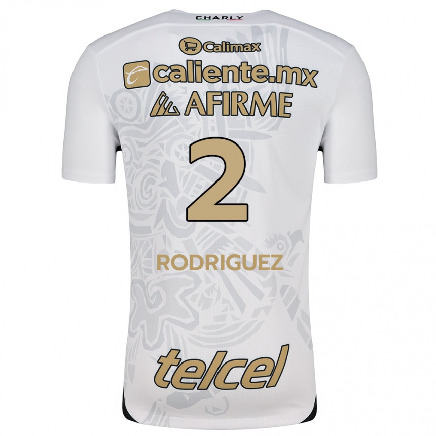 Niño Fútbol Camiseta Antonio Rodríguez #2 Blanco Negro 2ª Equipación 2024/25 Perú