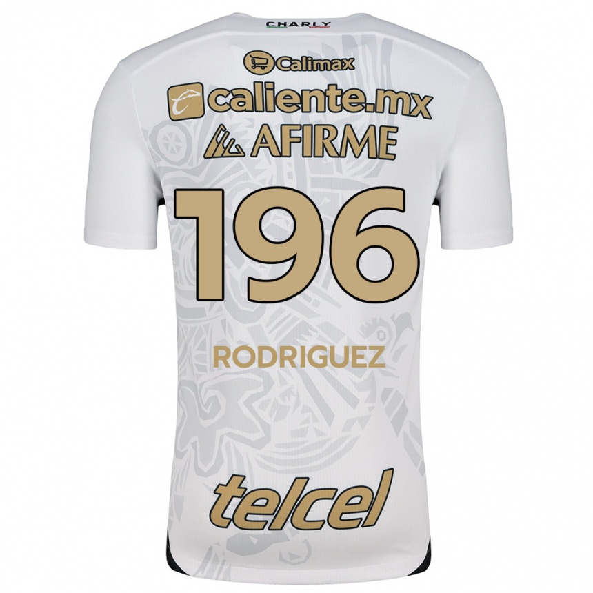 Niño Fútbol Camiseta Prince Rodríguez #196 Blanco Negro 2ª Equipación 2024/25 Perú