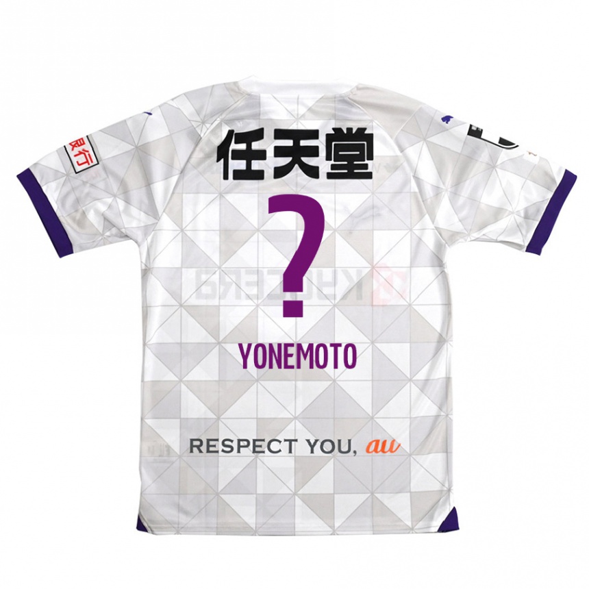 Niño Fútbol Camiseta Takuji Yonemoto #0 Blanco Morado 2ª Equipación 2024/25 Perú