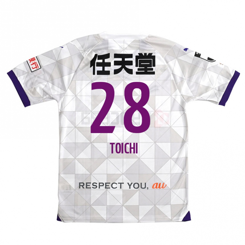 Niño Fútbol Camiseta Toichi Suzuki #28 Blanco Morado 2ª Equipación 2024/25 Perú