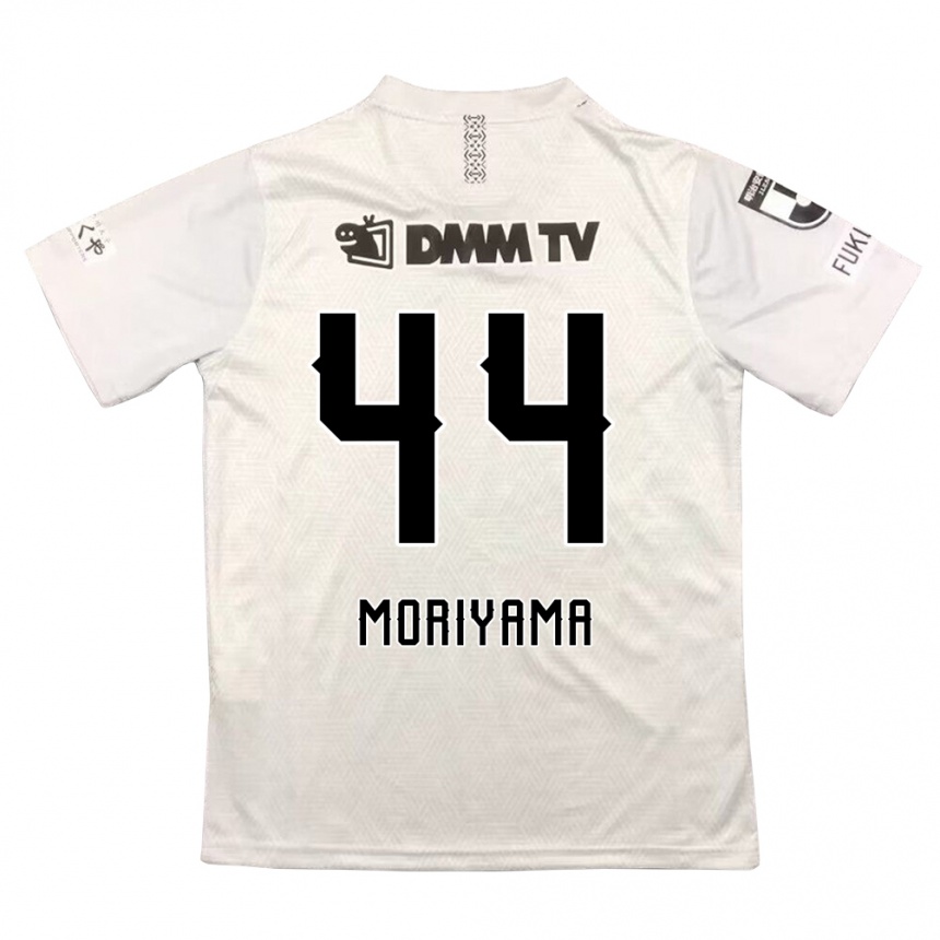 Niño Fútbol Camiseta Kimiya Moriyama #44 Gris Negro 2ª Equipación 2024/25 Perú