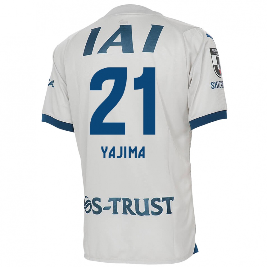 Niño Fútbol Camiseta Shinya Yajima #21 Blanco Azul 2ª Equipación 2024/25 Perú