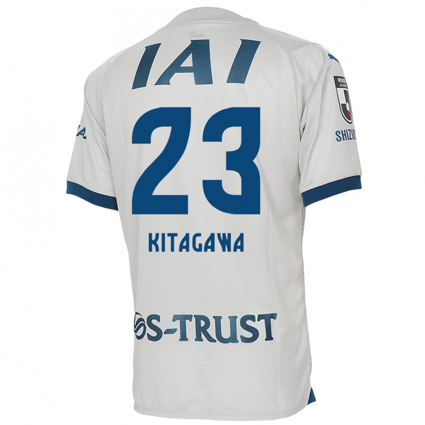 Niño Fútbol Camiseta Koya Kitagawa #23 Blanco Azul 2ª Equipación 2024/25 Perú