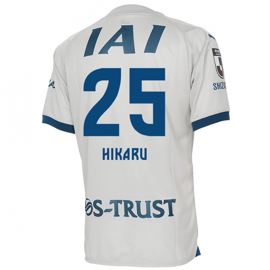 Niño Fútbol Camiseta Hikaru Naruoka #25 Blanco Azul 2ª Equipación 2024/25 Perú