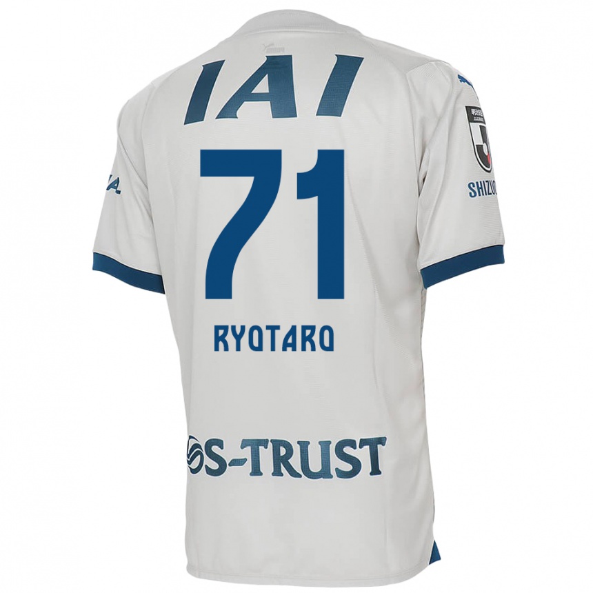 Niño Fútbol Camiseta Ryotaro Nakamura #71 Blanco Azul 2ª Equipación 2024/25 Perú