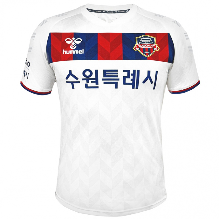 Niño Fútbol Camiseta Bit-Garam Yoon #14 Blanco Azul 2ª Equipación 2024/25 Perú