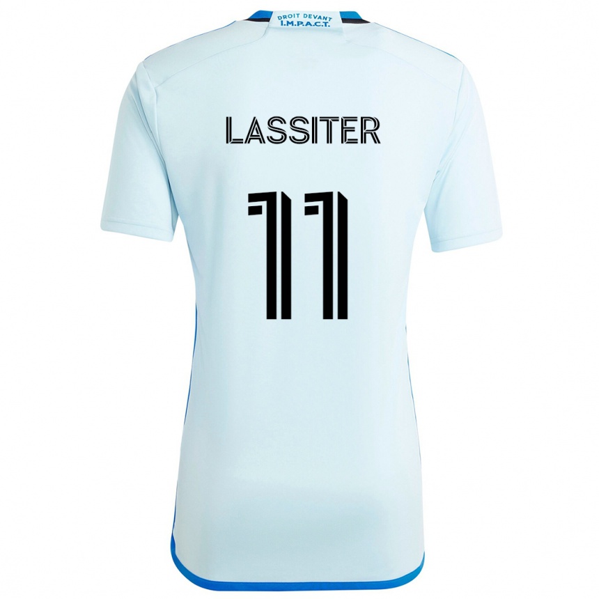 Niño Fútbol Camiseta Ariel Lassiter #11 Azul Hielo 2ª Equipación 2024/25 Perú