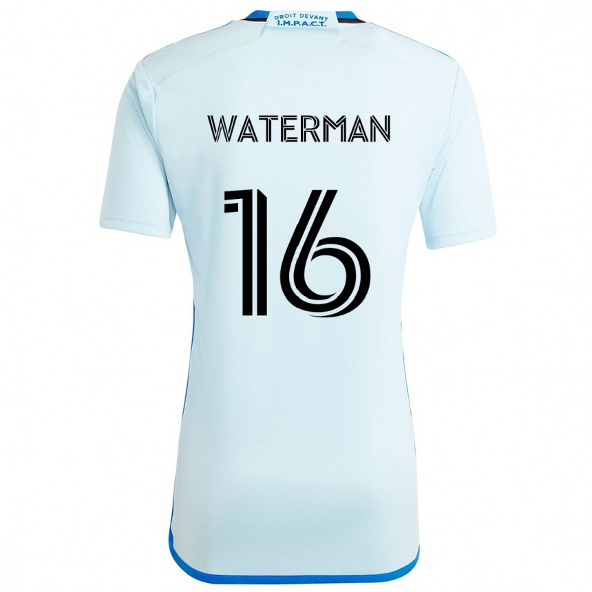 Niño Fútbol Camiseta Joel Waterman #16 Azul Hielo 2ª Equipación 2024/25 Perú