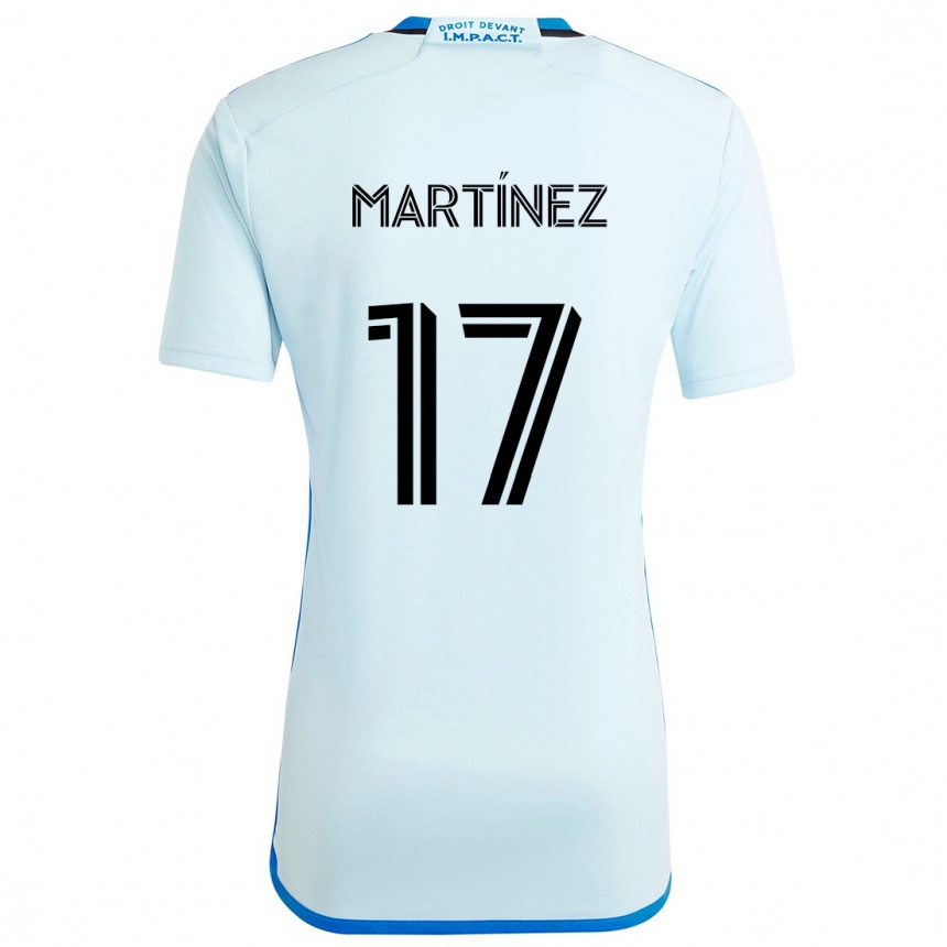 Niño Fútbol Camiseta Josef Martínez #17 Azul Hielo 2ª Equipación 2024/25 Perú