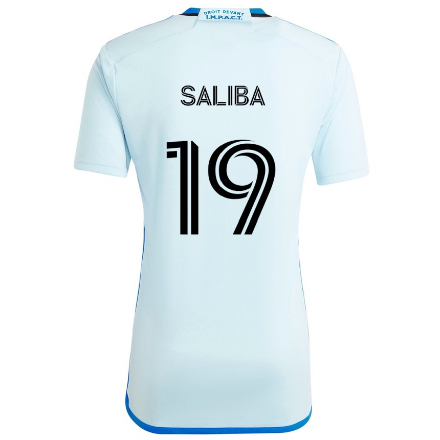 Niño Fútbol Camiseta Nathan-Dylan Saliba #19 Azul Hielo 2ª Equipación 2024/25 Perú