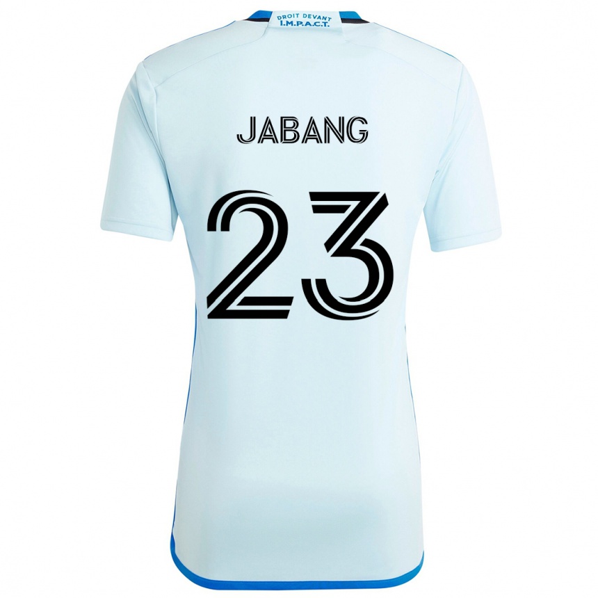 Niño Fútbol Camiseta Ousman Jabang #23 Azul Hielo 2ª Equipación 2024/25 Perú