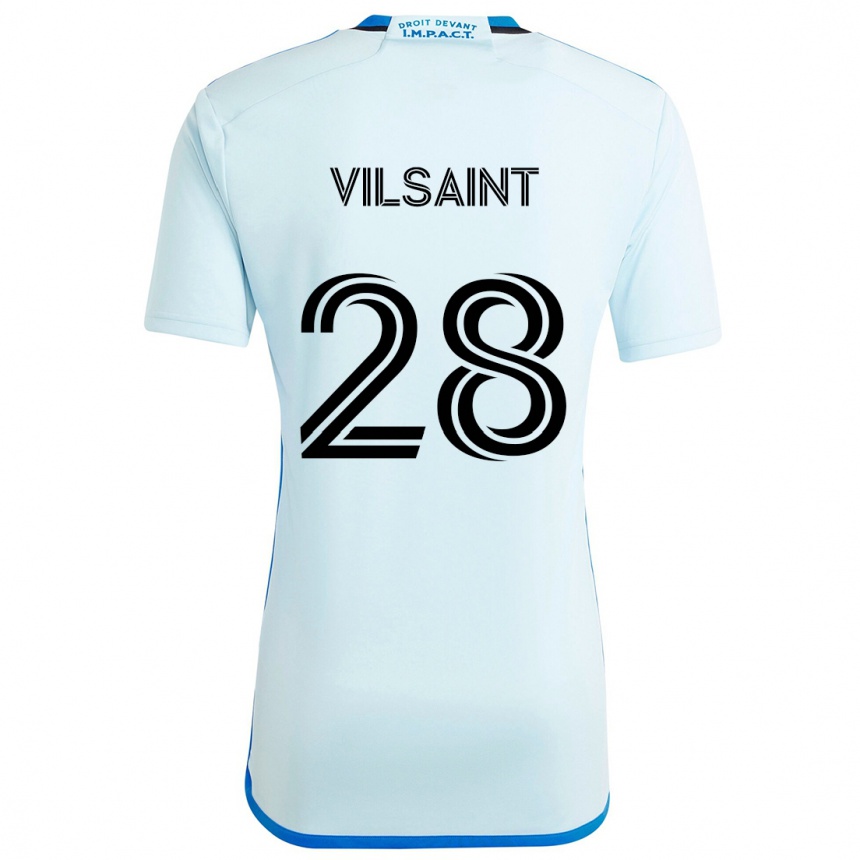 Niño Fútbol Camiseta Jules-Anthony Vilsaint #28 Azul Hielo 2ª Equipación 2024/25 Perú