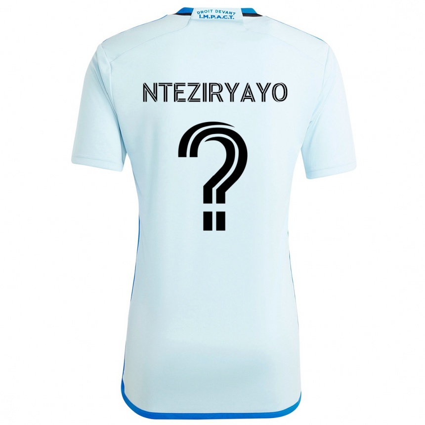 Niño Fútbol Camiseta Josh Nteziryayo #0 Azul Hielo 2ª Equipación 2024/25 Perú