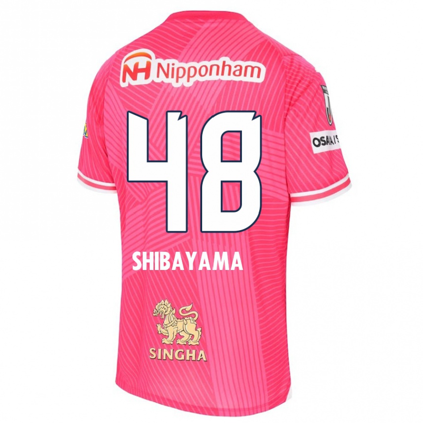 Hombre Fútbol Camiseta Masaya Shibayama #48 Rosa Blanco 1ª Equipación 2024/25 Perú