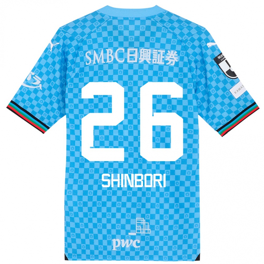 Hombre Fútbol Camiseta Kakeru Shinbori #26 Azul Celeste 1ª Equipación 2024/25 Perú