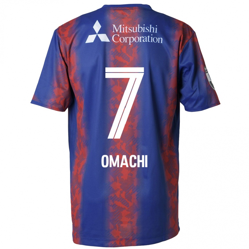 Hombre Fútbol Camiseta Hyugo Omachi #7 Azul Rojo 1ª Equipación 2024/25 Perú