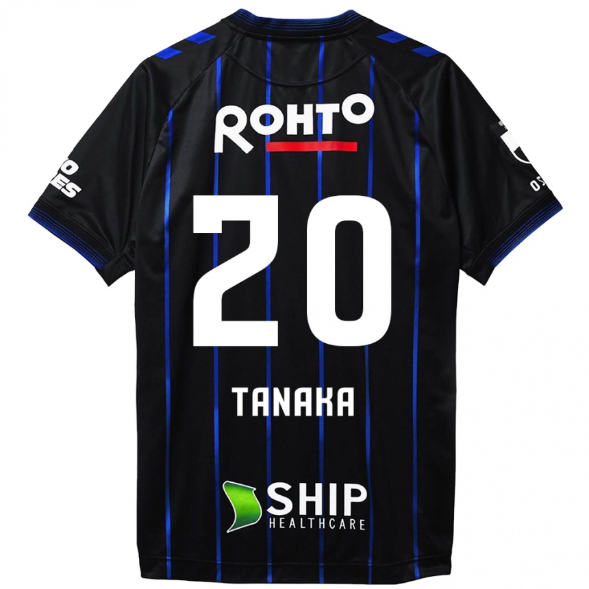 Hombre Fútbol Camiseta Hyoga Tanaka #20 Azul Negro 1ª Equipación 2024/25 Perú