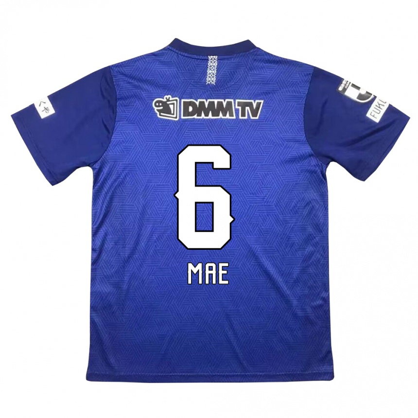 Hombre Fútbol Camiseta Hiroyuki Mae #6 Azul Oscuro 1ª Equipación 2024/25 Perú