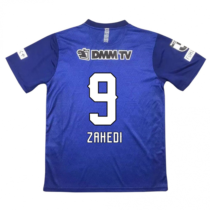 Hombre Fútbol Camiseta Shahab Zahedi #9 Azul Oscuro 1ª Equipación 2024/25 Perú