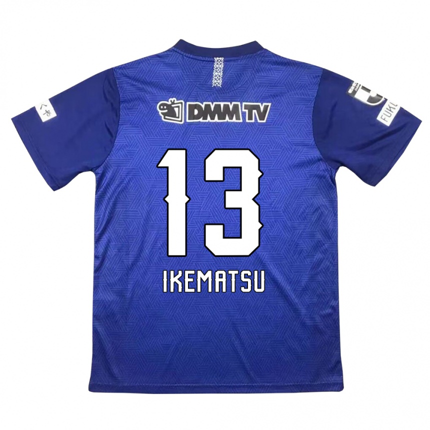 Hombre Fútbol Camiseta Shumpei Ikematsu #13 Azul Oscuro 1ª Equipación 2024/25 Perú