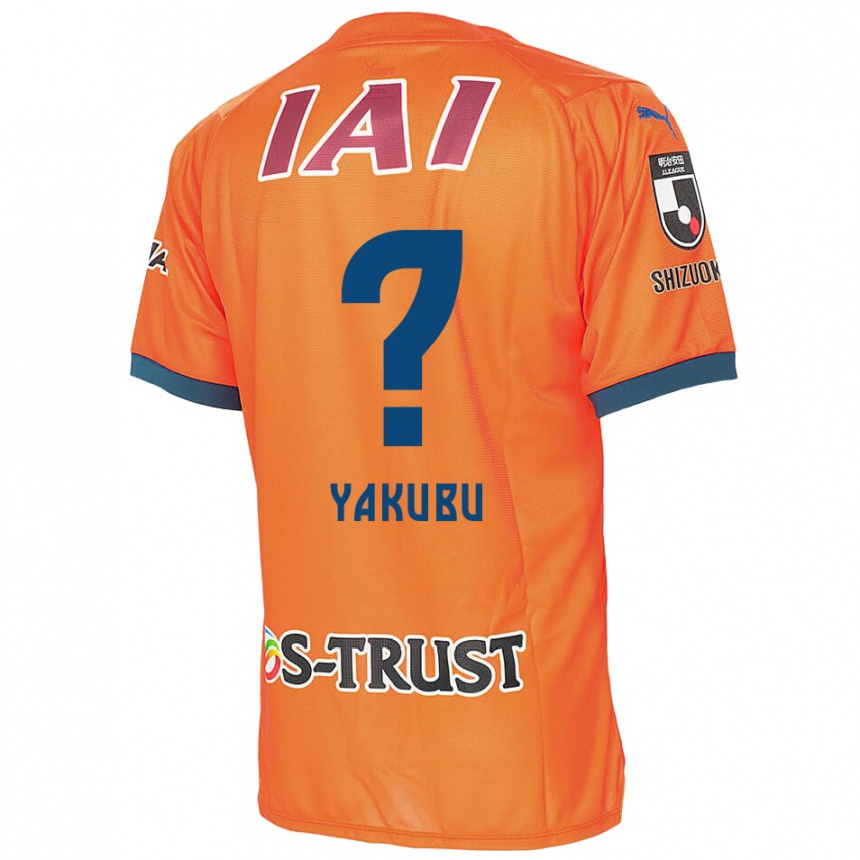 Hombre Fútbol Camiseta Aziz Yakubu #0 Naranja Azul 1ª Equipación 2024/25 Perú