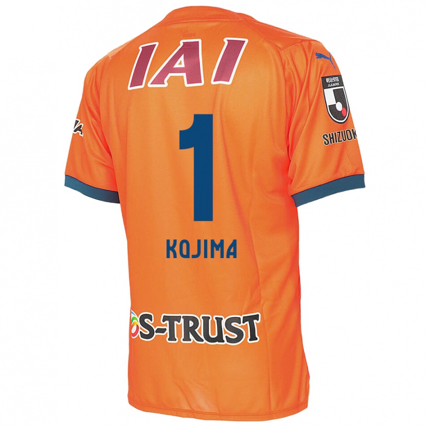 Hombre Fútbol Camiseta Shuta Kojima #1 Naranja Azul 1ª Equipación 2024/25 Perú