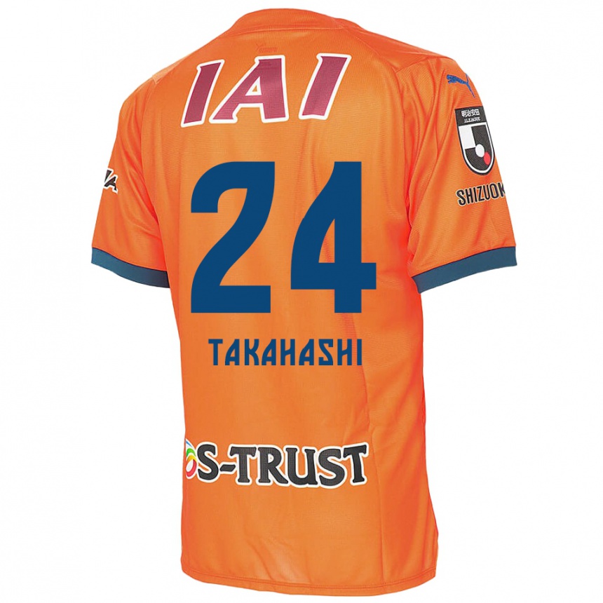 Hombre Fútbol Camiseta Yuzuki Takahashi #24 Naranja Azul 1ª Equipación 2024/25 Perú