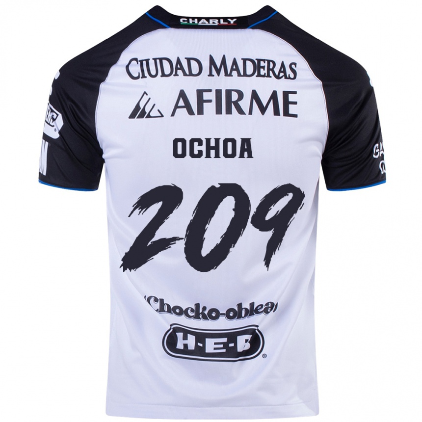 Hombre Fútbol Camiseta José Ochoa #209 Azul Negro 1ª Equipación 2024/25 Perú