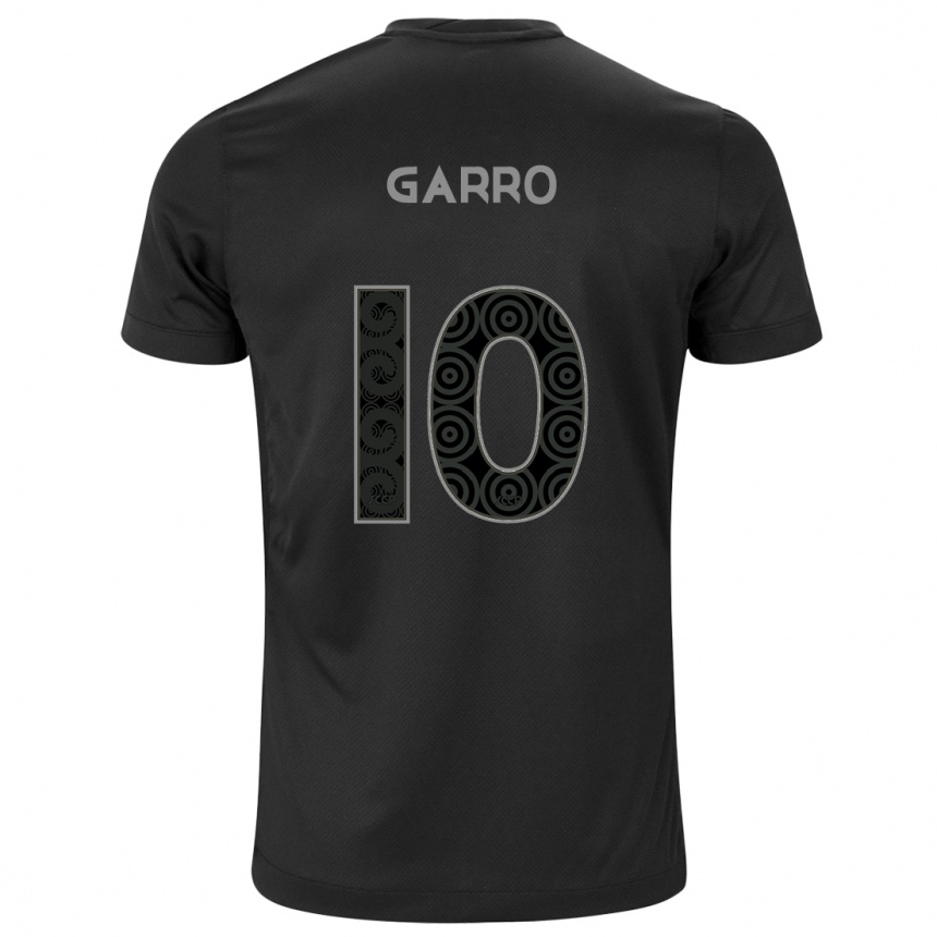 Hombre Fútbol Camiseta Rodrigo Garro #10 Negro 2ª Equipación 2024/25 Perú