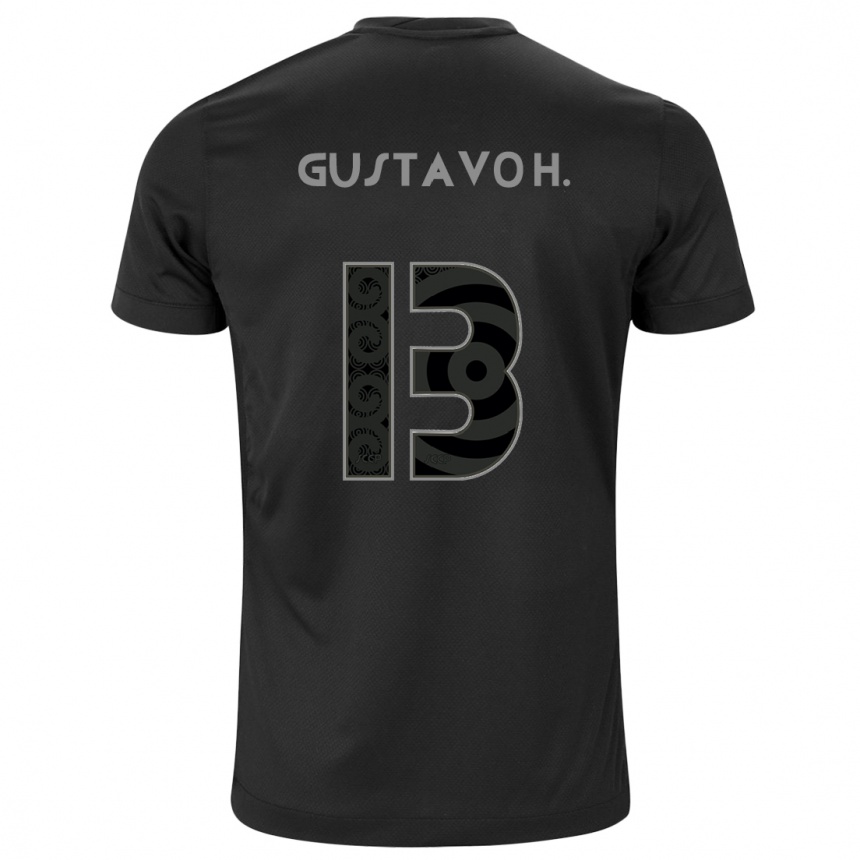 Hombre Fútbol Camiseta Gustavo Henrique #13 Negro 2ª Equipación 2024/25 Perú