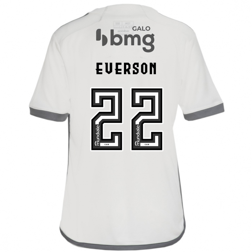 Hombre Fútbol Camiseta Everson #22 Blanquecino 2ª Equipación 2024/25 Perú