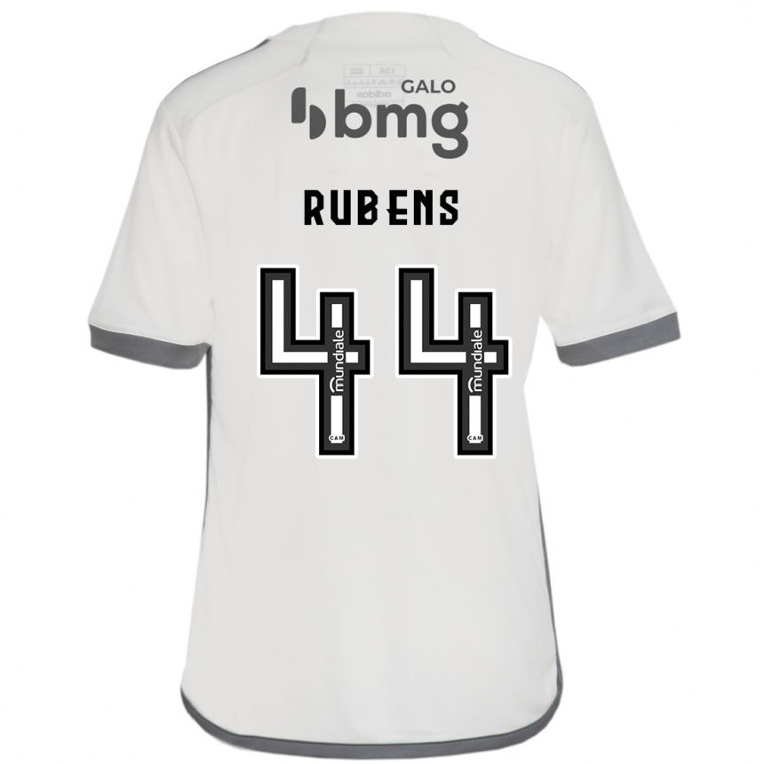 Hombre Fútbol Camiseta Rubens #44 Blanquecino 2ª Equipación 2024/25 Perú