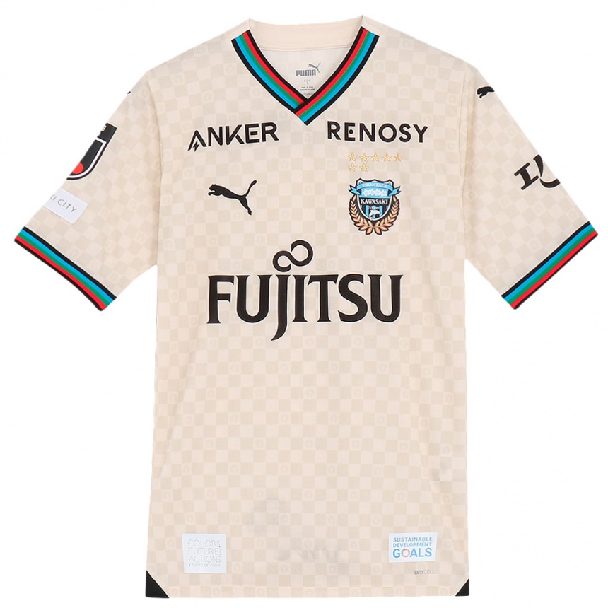 Hombre Fútbol Camiseta Kakeru Shinbori #26 Blanco Gris 2ª Equipación 2024/25 Perú