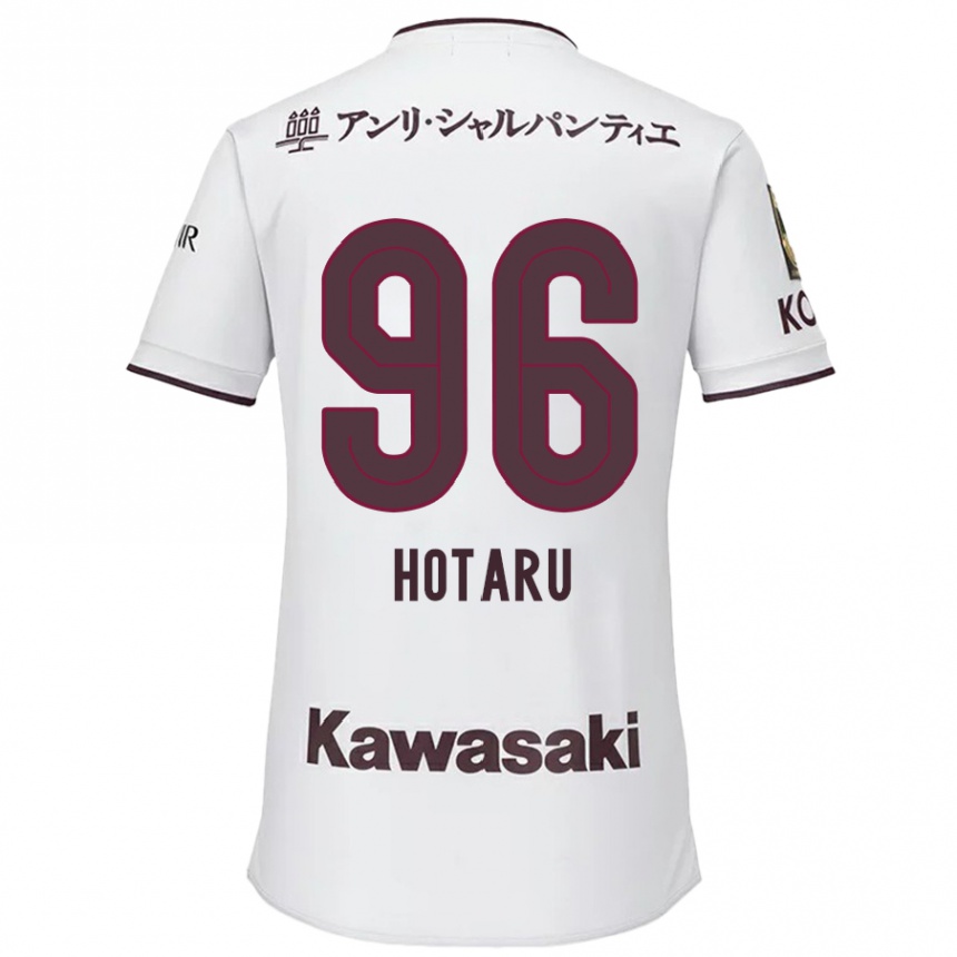 Hombre Fútbol Camiseta Hotaru Yamaguchi #96 Blanco Rojo 2ª Equipación 2024/25 Perú