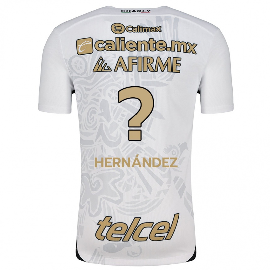 Hombre Fútbol Camiseta Betsiel Hernández #0 Blanco Negro 2ª Equipación 2024/25 Perú