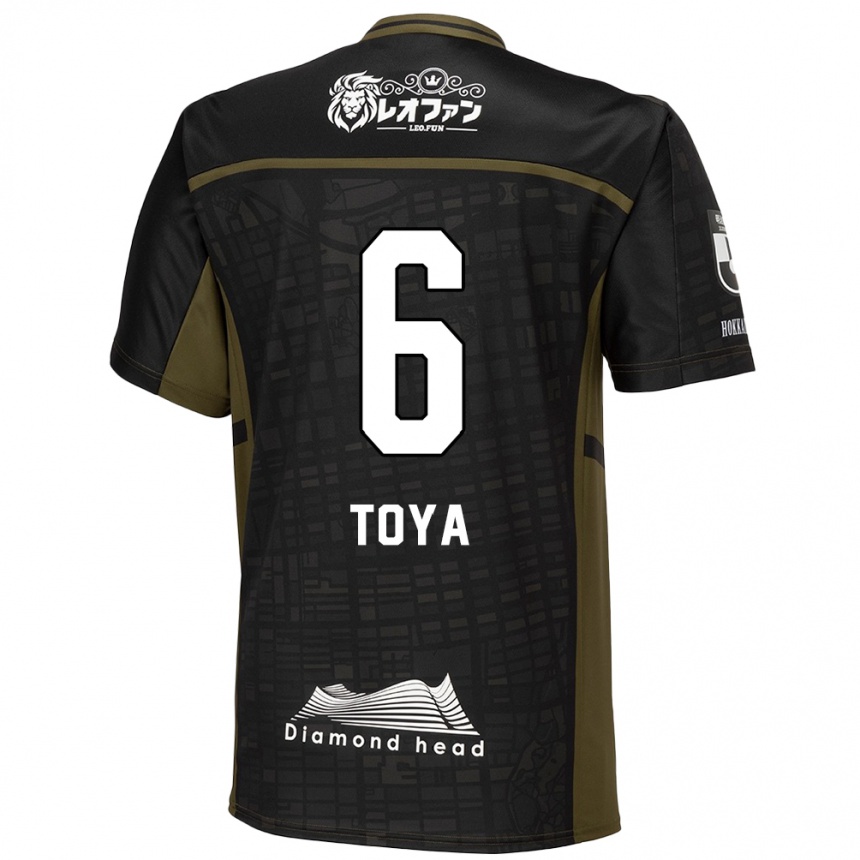 Hombre Fútbol Camiseta Toya Nakamura #6 Verde Negro 2ª Equipación 2024/25 Perú