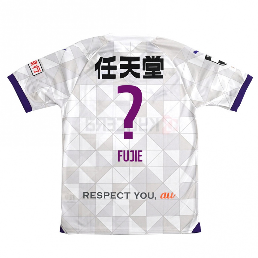 Hombre Fútbol Camiseta Arumu Fujie #0 Blanco Morado 2ª Equipación 2024/25 Perú