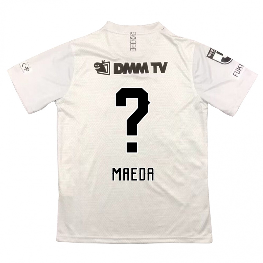 Hombre Fútbol Camiseta Ichika Maeda #0 Gris Negro 2ª Equipación 2024/25 Perú