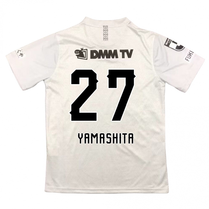 Hombre Fútbol Camiseta Sotaro Yamashita #27 Gris Negro 2ª Equipación 2024/25 Perú