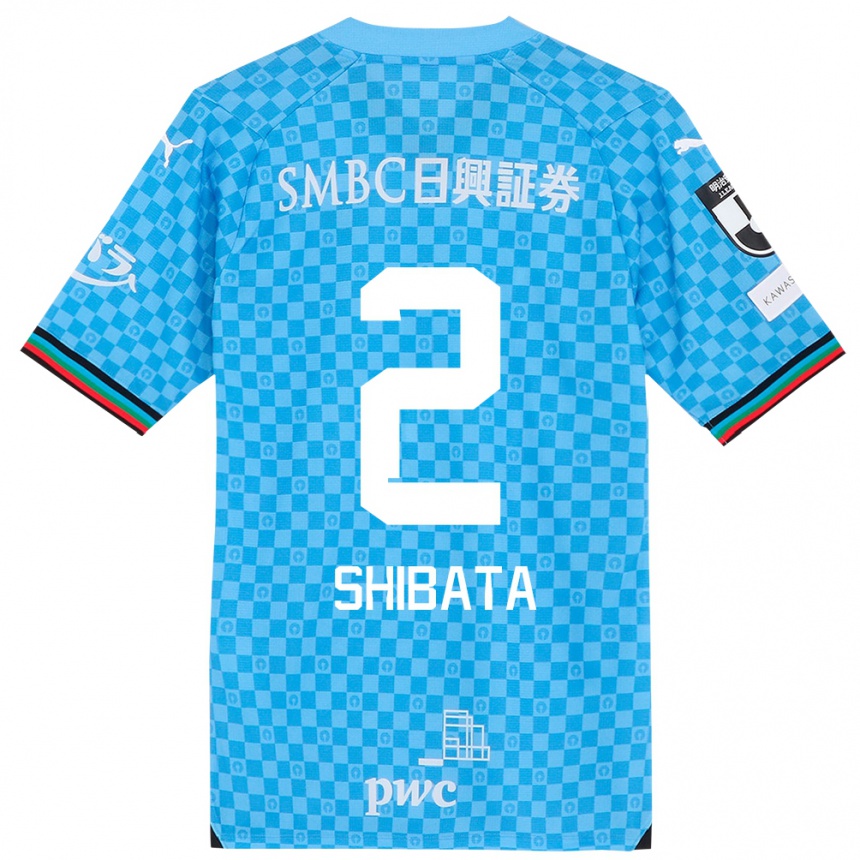 Mujer Fútbol Camiseta Shotaro Shibata #2 Azul Celeste 1ª Equipación 2024/25 Perú