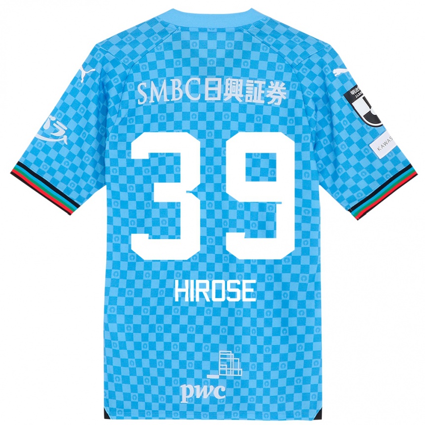 Mujer Fútbol Camiseta Neo Hirose #39 Azul Celeste 1ª Equipación 2024/25 Perú