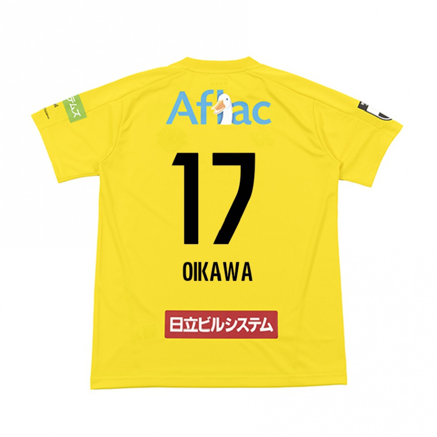 Mujer Fútbol Camiseta Koki Oikawa #17 Amarillo Negro 1ª Equipación 2024/25 Perú