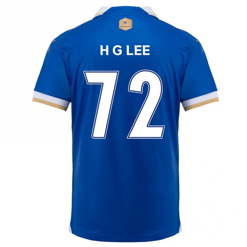 Mujer Fútbol Camiseta Geon-Hee Lee #72 Azul Blanco 1ª Equipación 2024/25 Perú