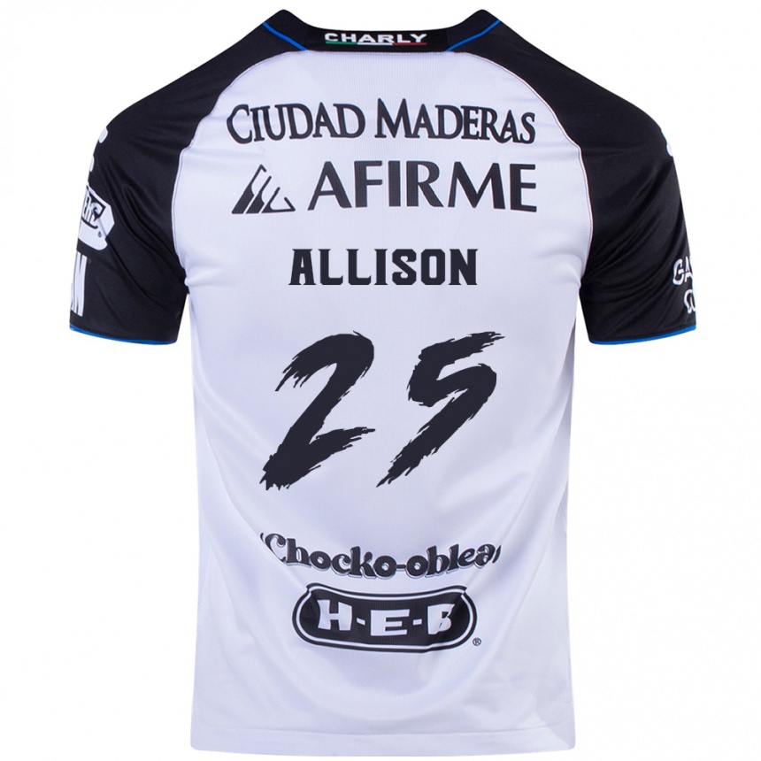 Mujer Fútbol Camiseta Guillermo Allison #25 Azul Negro 1ª Equipación 2024/25 Perú