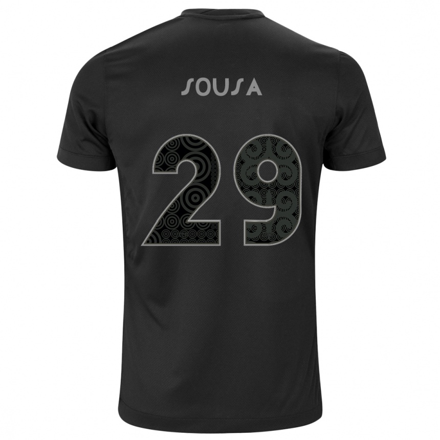 Mujer Fútbol Camiseta Arthur Sousa #29 Negro 2ª Equipación 2024/25 Perú