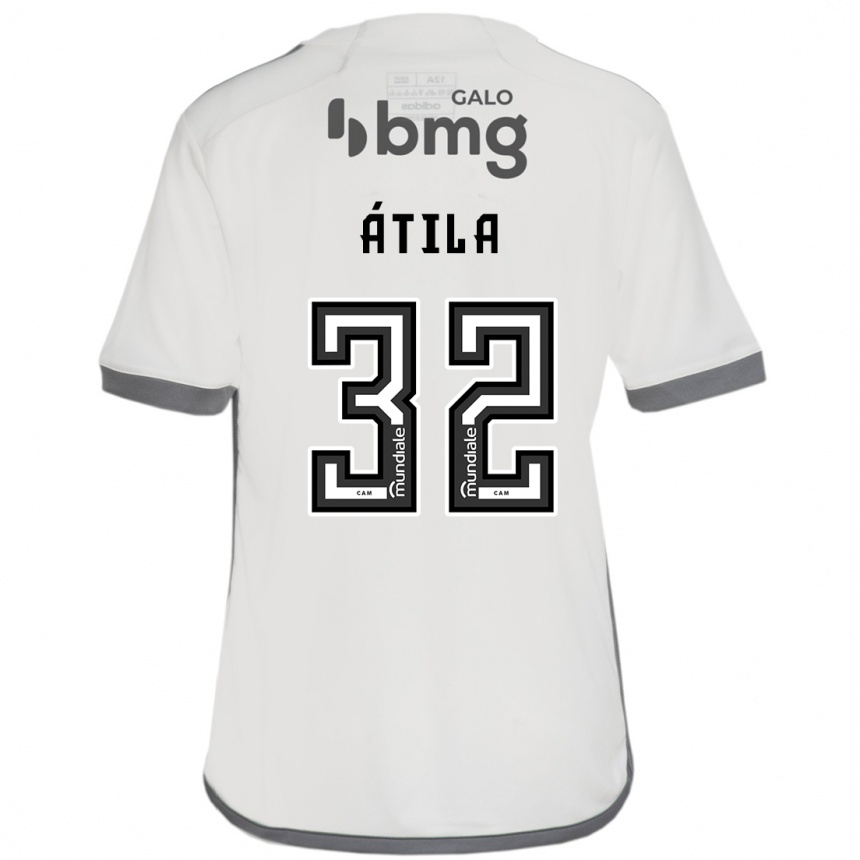 Mujer Fútbol Camiseta Gabriel Átila #32 Blanquecino 2ª Equipación 2024/25 Perú