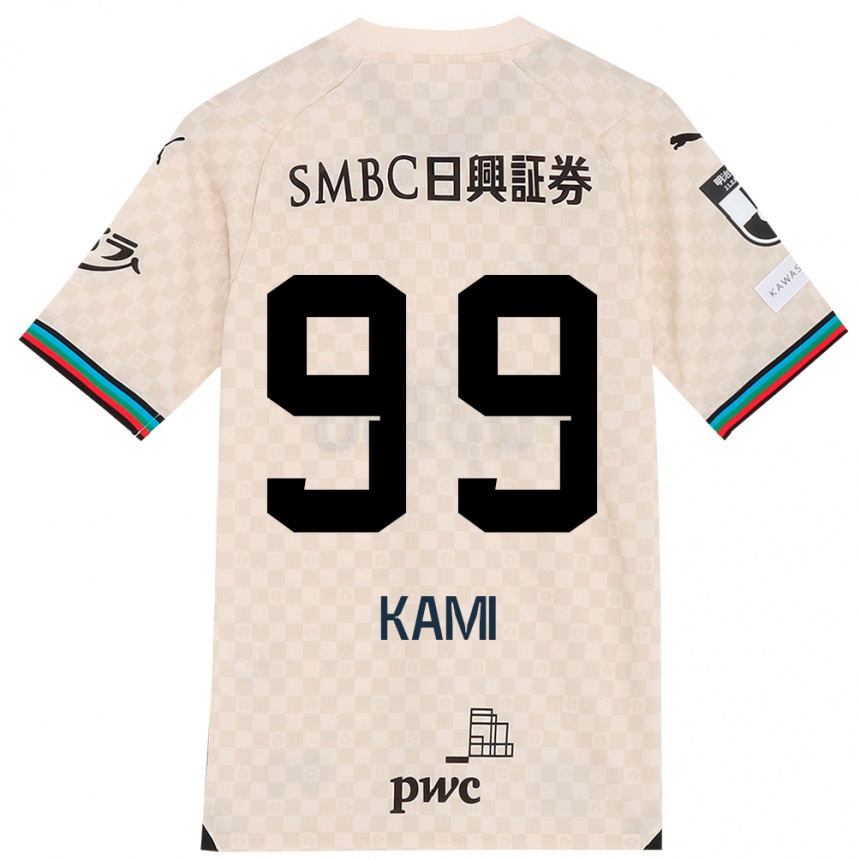 Mujer Fútbol Camiseta Naoto Kamifukumoto #99 Blanco Gris 2ª Equipación 2024/25 Perú