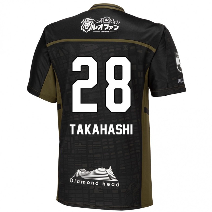 Mujer Fútbol Camiseta Koga Takahashi #28 Verde Negro 2ª Equipación 2024/25 Perú