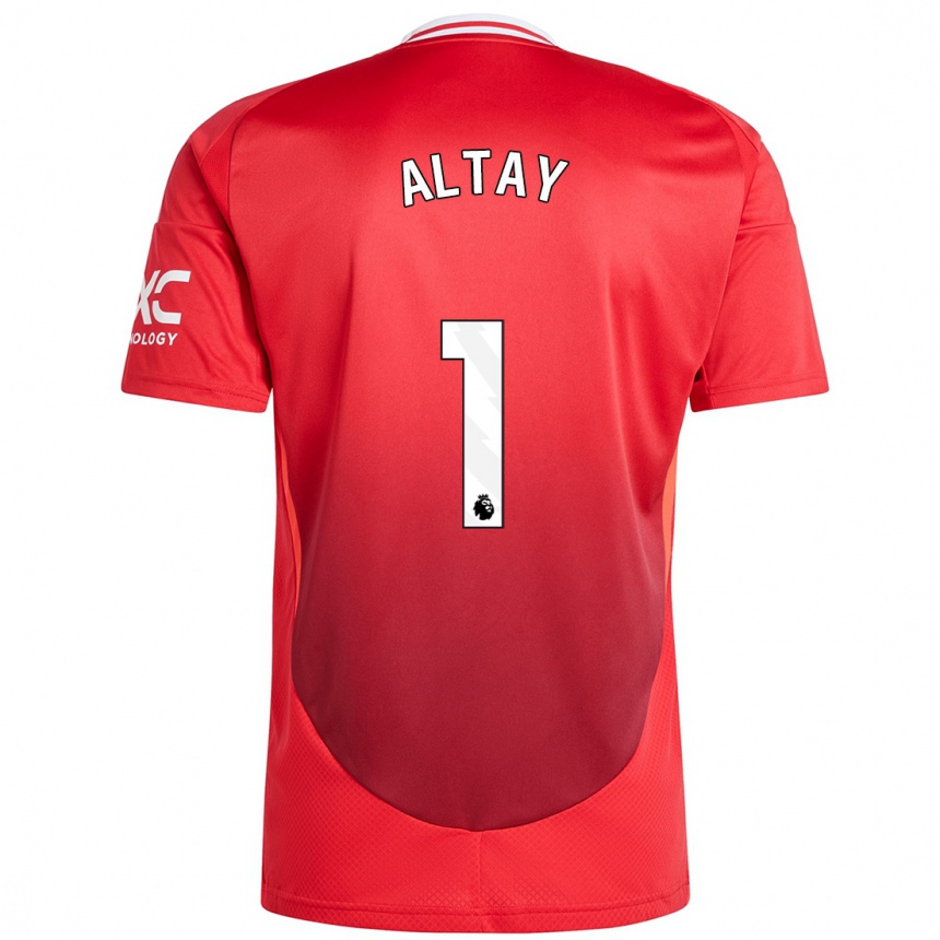 Niño Fútbol Camiseta Altay Bayindir #1 Rojo Brillante 1ª Equipación 2024/25 Perú