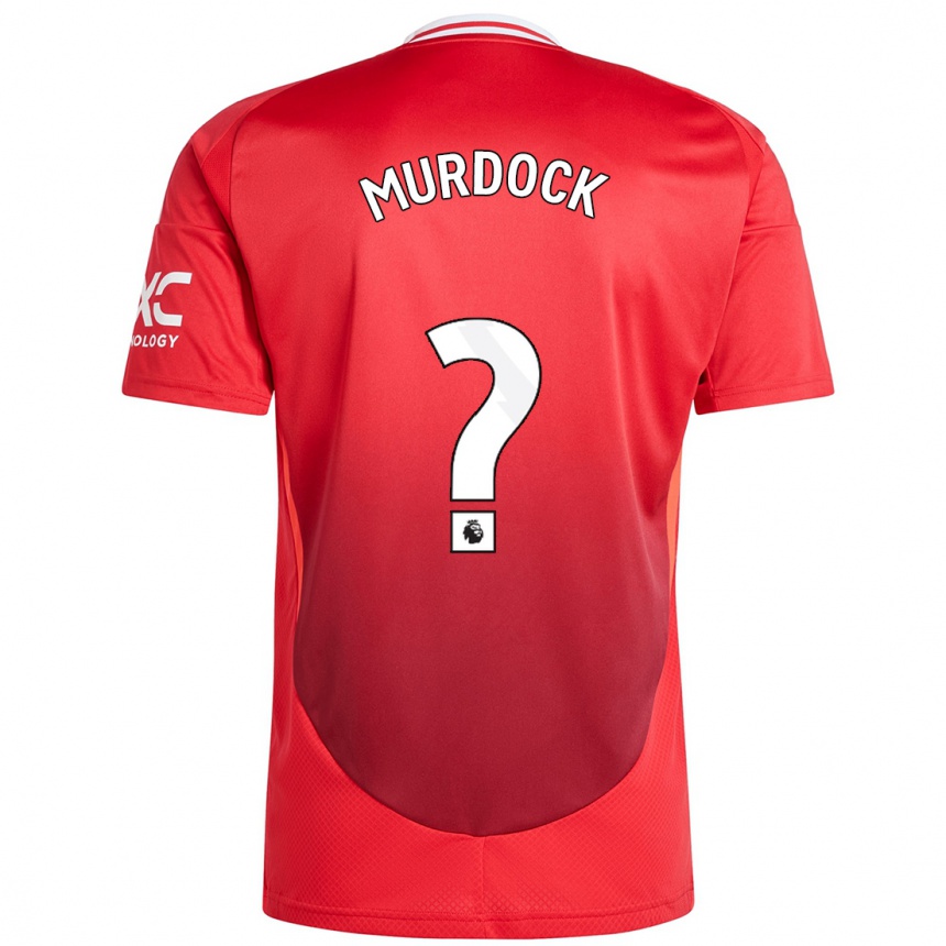 Niño Fútbol Camiseta Will Murdock #0 Rojo Brillante 1ª Equipación 2024/25 Perú